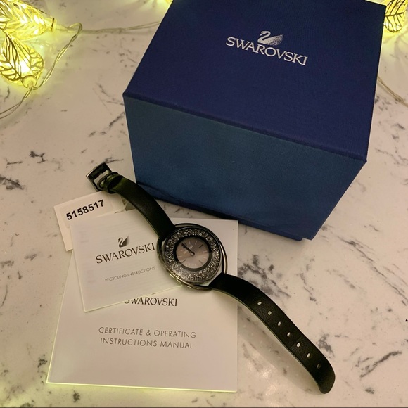 🤩 SWAROVSKI Oval Analog Brown Dial Ladies Watch. Item No : 5158517 - Picture 9 of 15